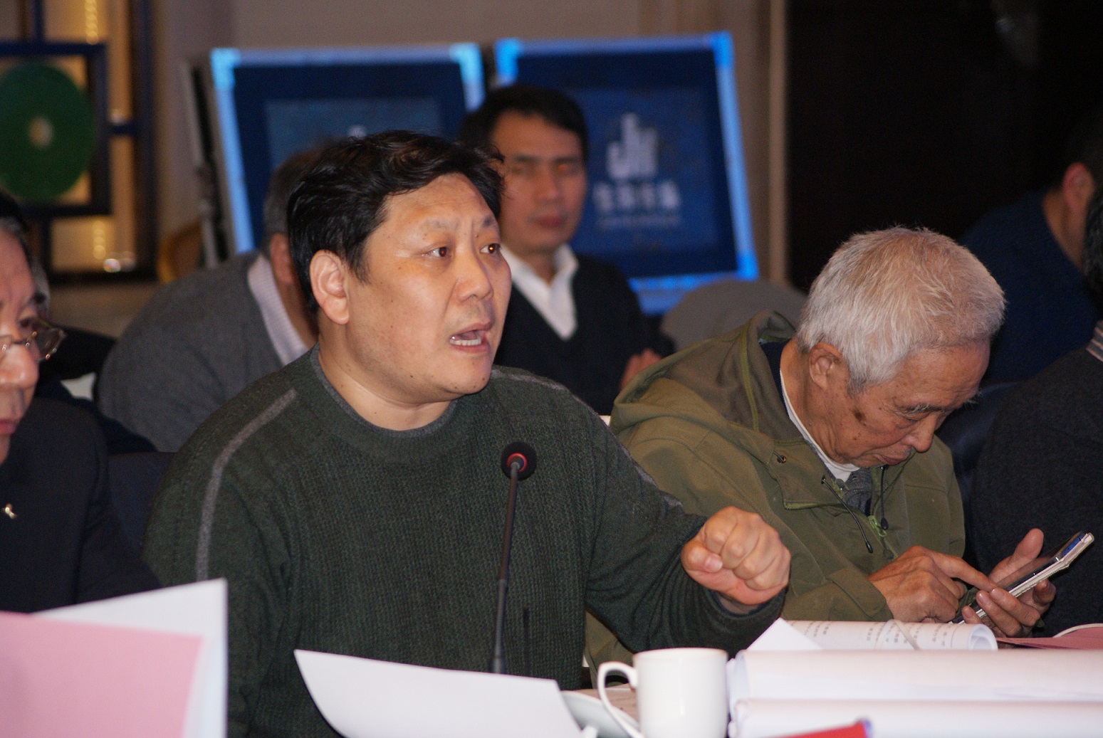李成名副院长在评审会上发言.JPG